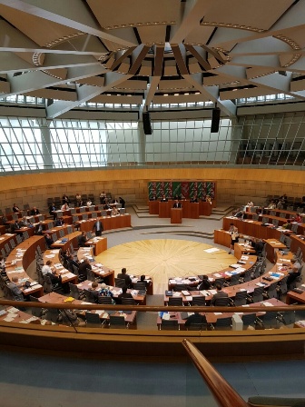 Blick in den Landtag