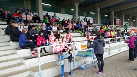 Tribüne der Sportler