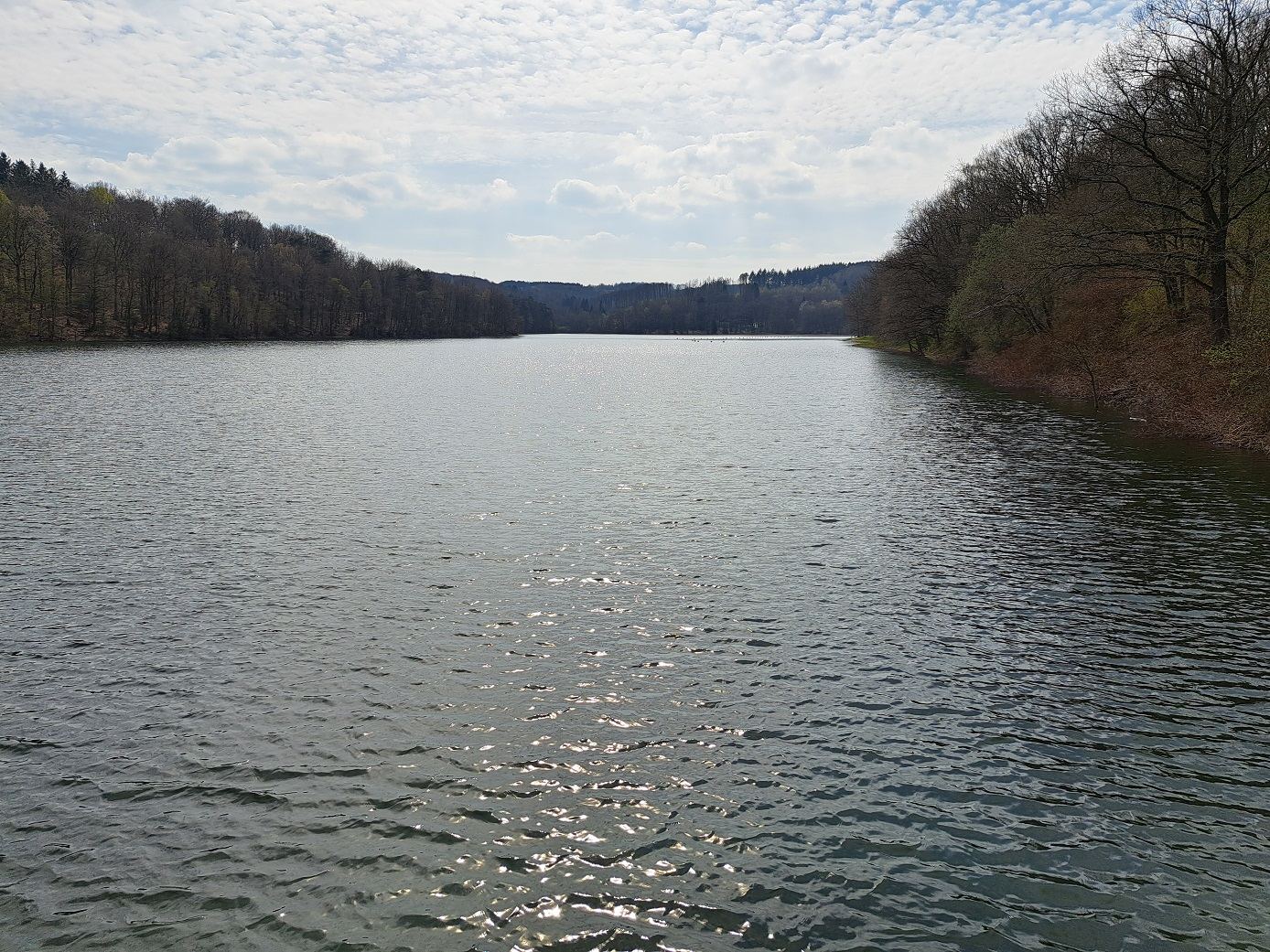 Blick auf die Glörtalsperre