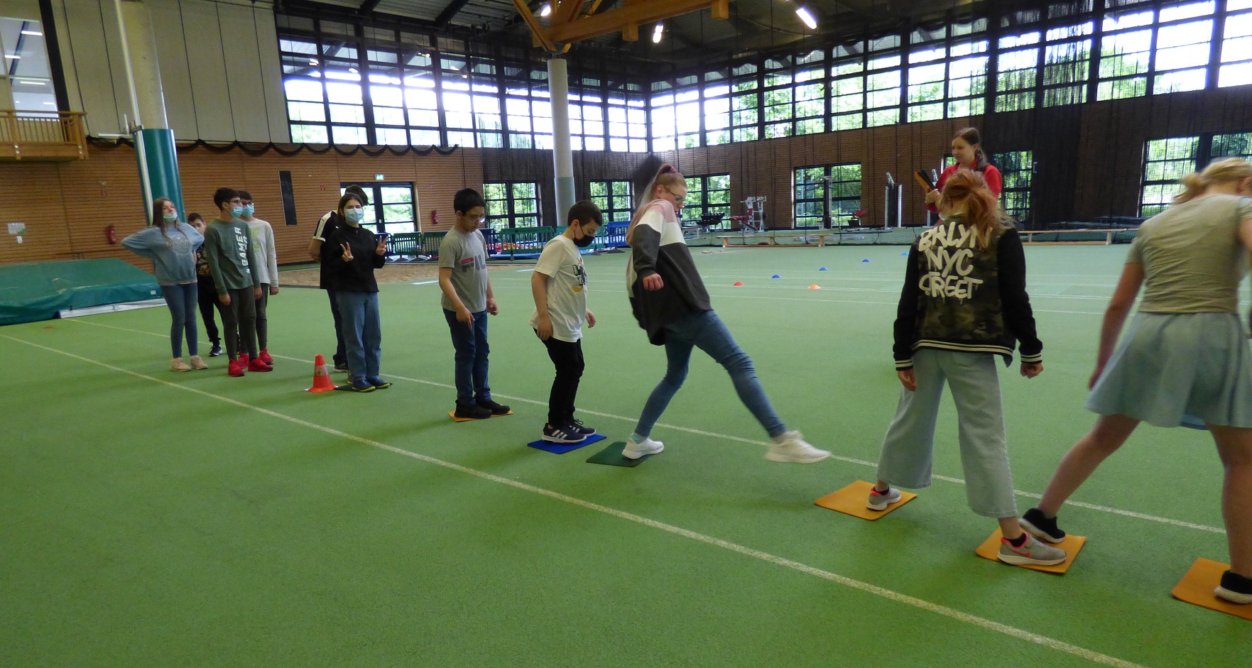 Spiele in der Halle